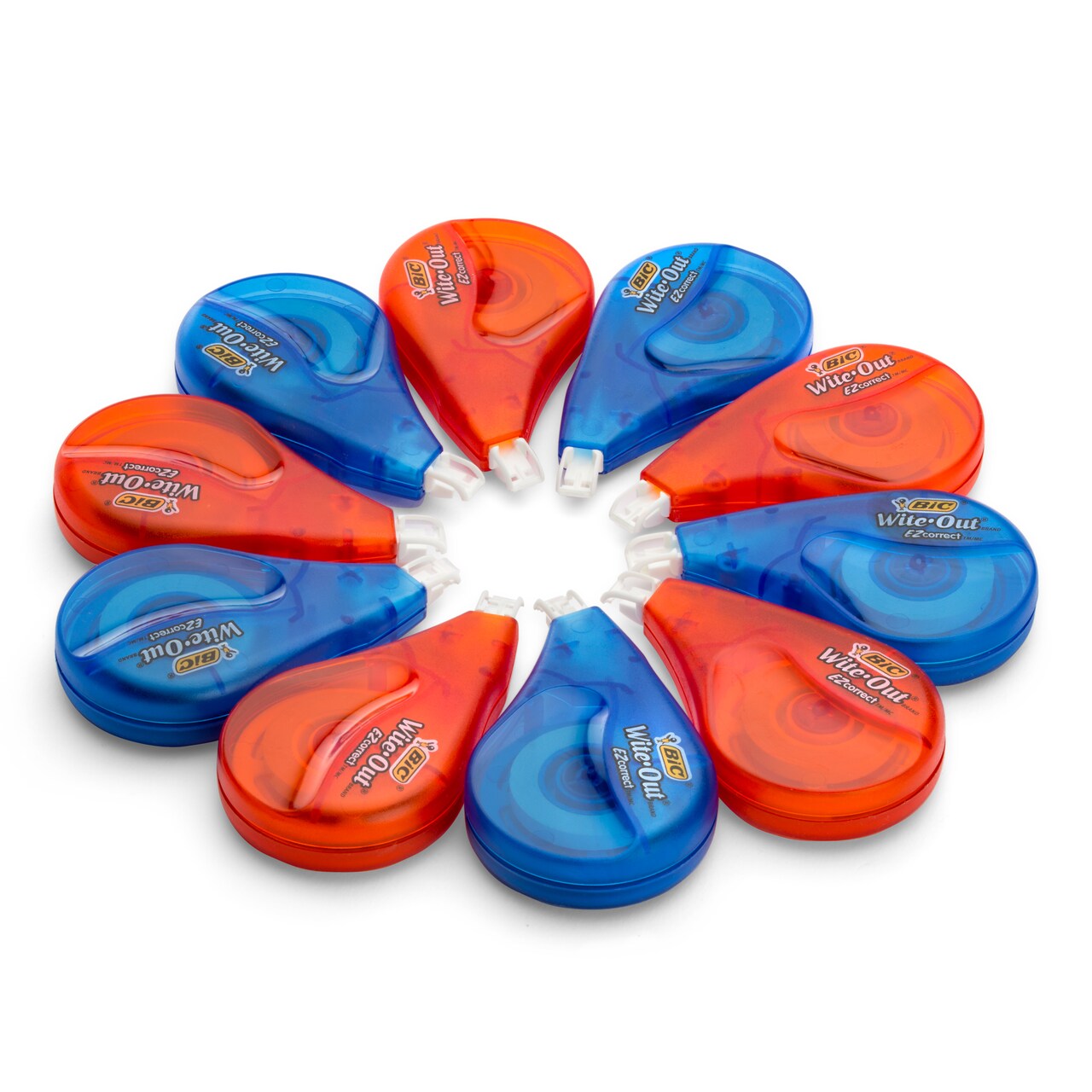 BIC Wite-Out Brand EZ Correct Correction Tape, 10-Count